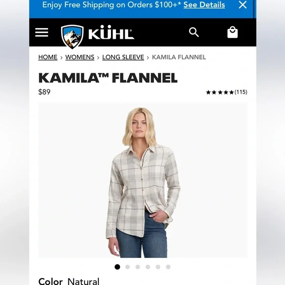 Kuhl Green Plaid Button Down Shirt - Picture 7 of 7